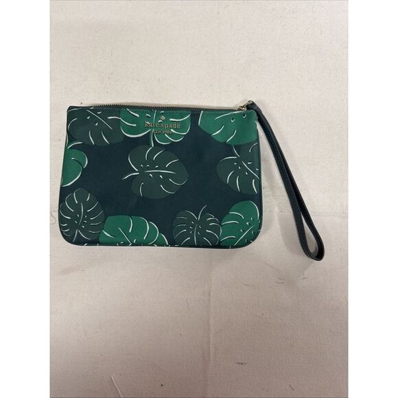 Kate Spade Chelsea The‎ Better Wild Green Wristlet S362